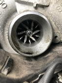 Turbine after late replacement of air filter